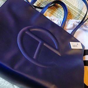 Telfar Cobalt Shopping Bag